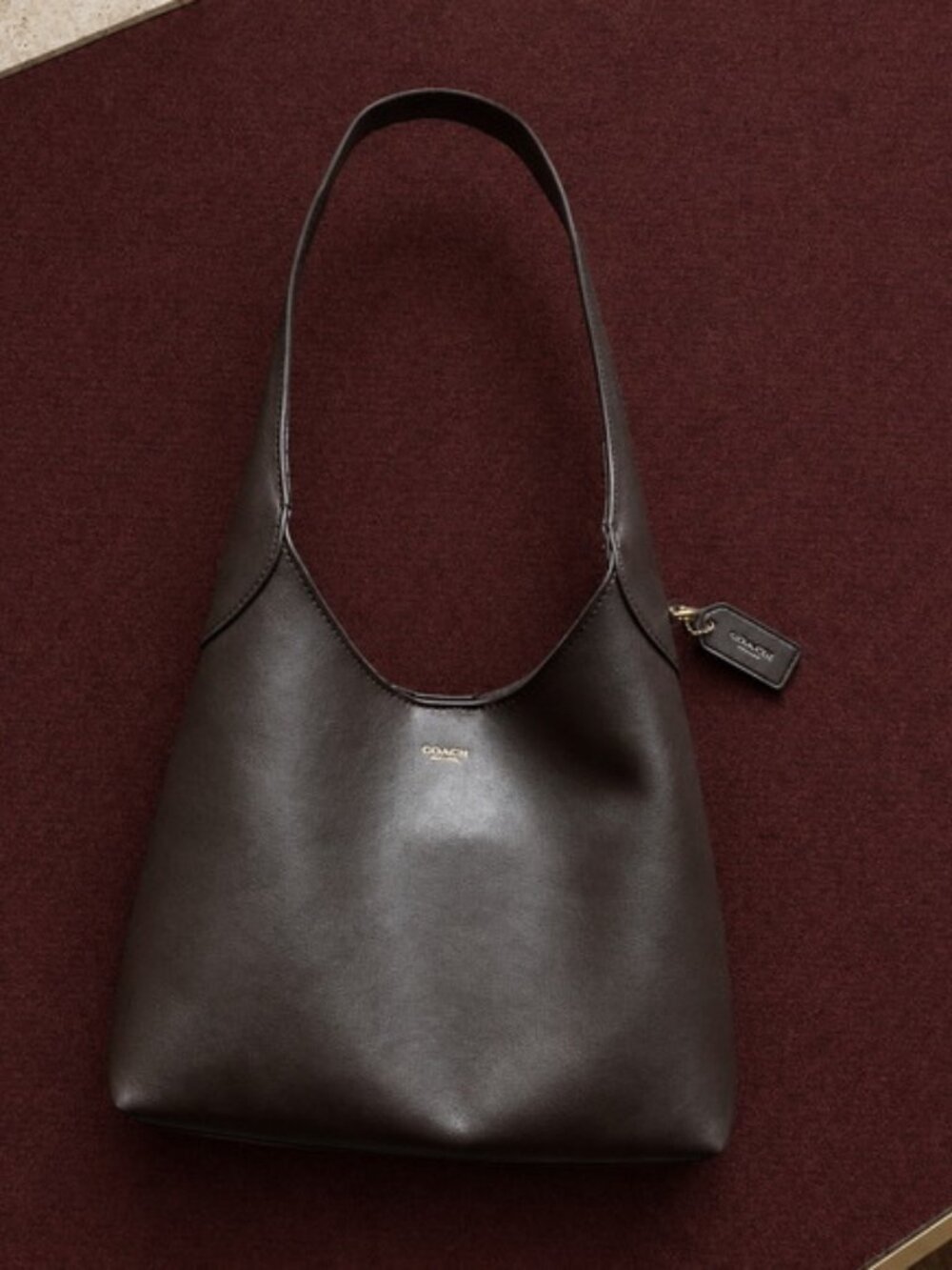 Coach Shoulder Bag-Maple